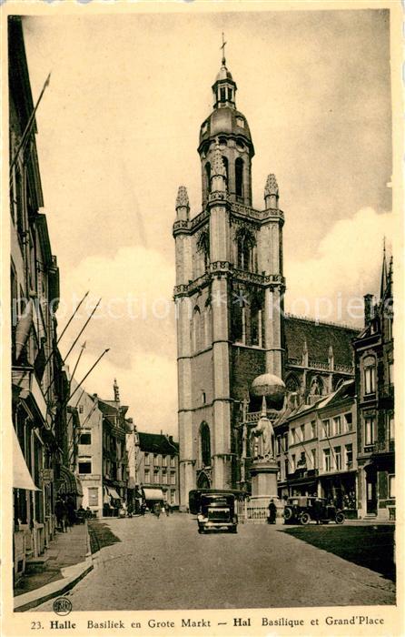 Halle Antwerpen Basiliek en Grote Markt