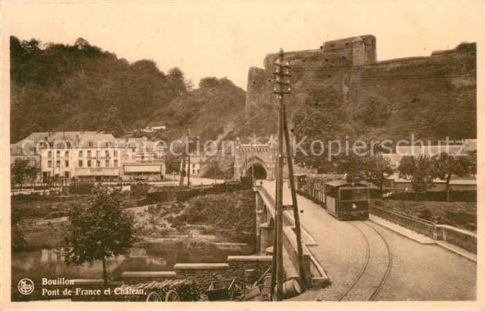 Bouillon Wallonne Pont de France et Chateau