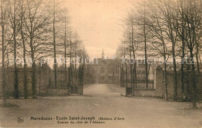 Maredsous Ecole Saint Joseph Entrée du côté de l'Abbaye