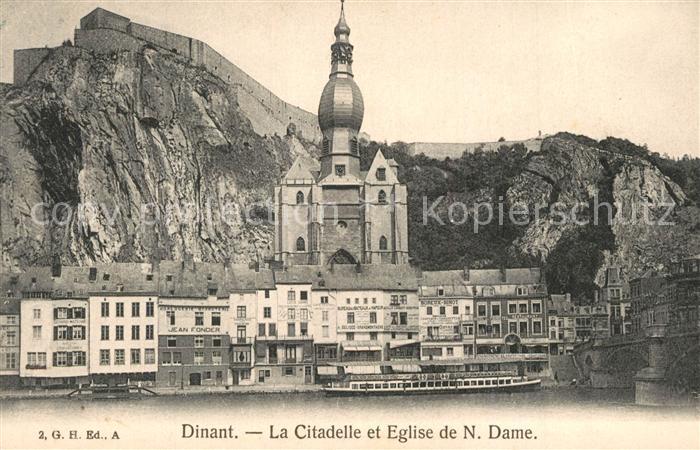 Dinant Wallonie La Citadelle Eglise de Notre Dame