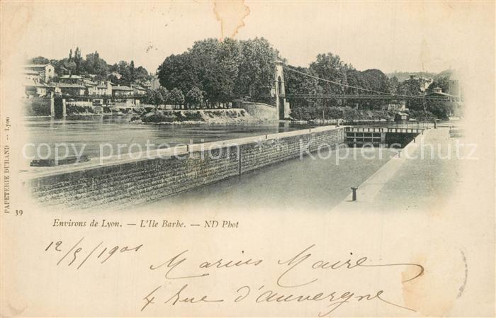 Lyon France Ile Barbe