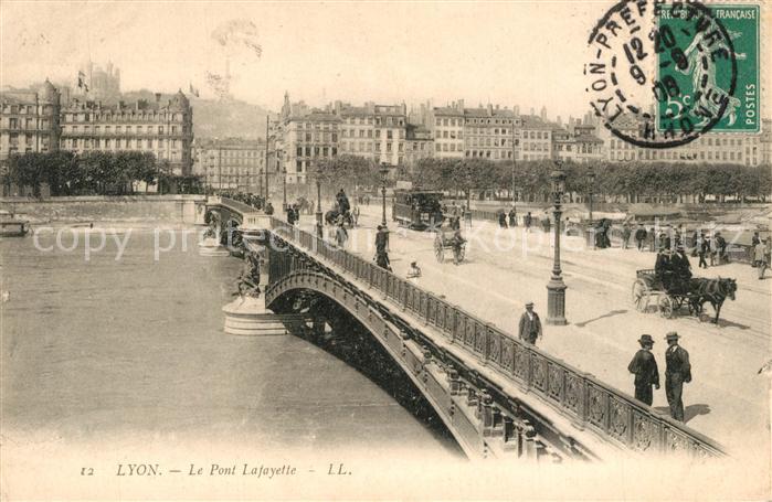 Lyon France Pont Lafayette