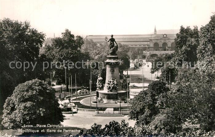 Lyon France Place Carnot Monument de la République