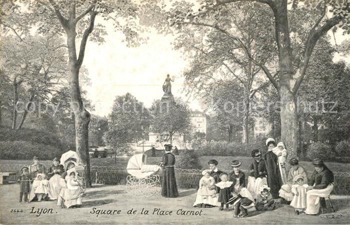 Lyon France Square de la Place Carnot Monument