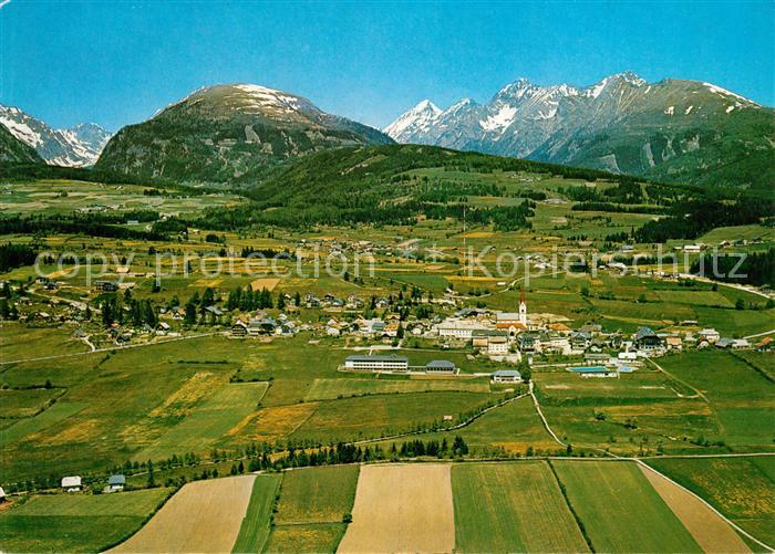 Mariapfarr Sommerfrische Alpenpanorama Fliegeraufnahme