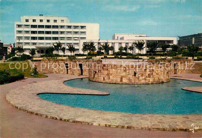 Brest 29 Le Cercle Naval Palais de la Culture vus du Square Kennedy