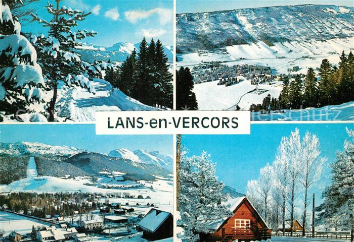 Lans-en-Vercors Winterpanorama
