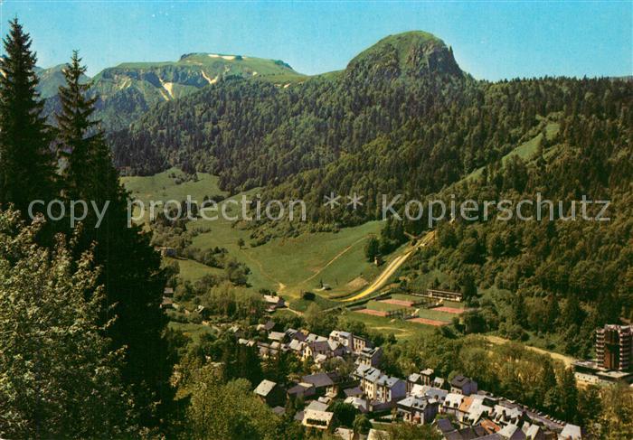 Le Mont-Dore Puy de Dome Tremplin de ski et le Capucin