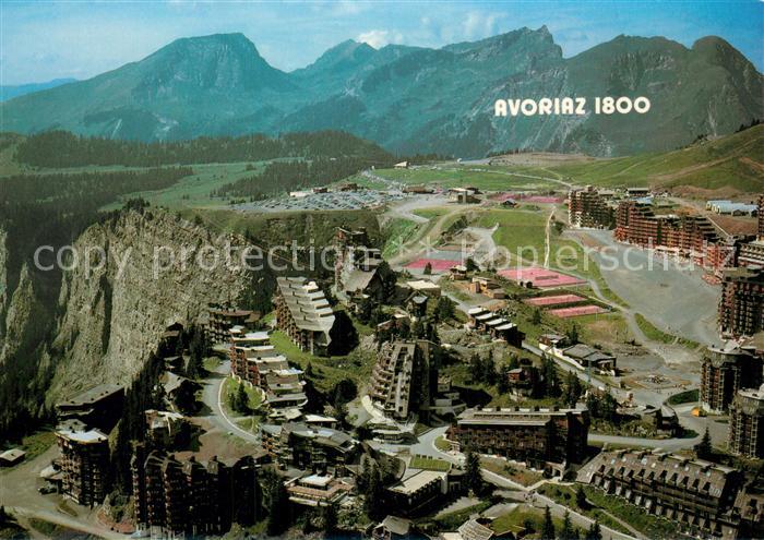 Avoriaz Wintersportplatz Französische Alpen im