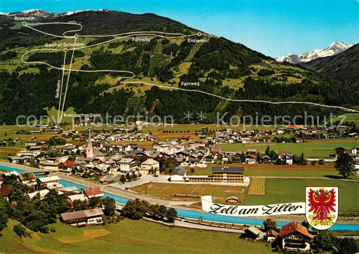 Zell Ziller Tirol mit Ausflugsziel Grindlalm Zillertal Zillertaler Alpen