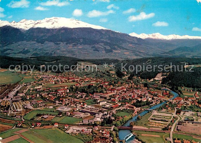 Spittal Drau Fliegeraufnahme