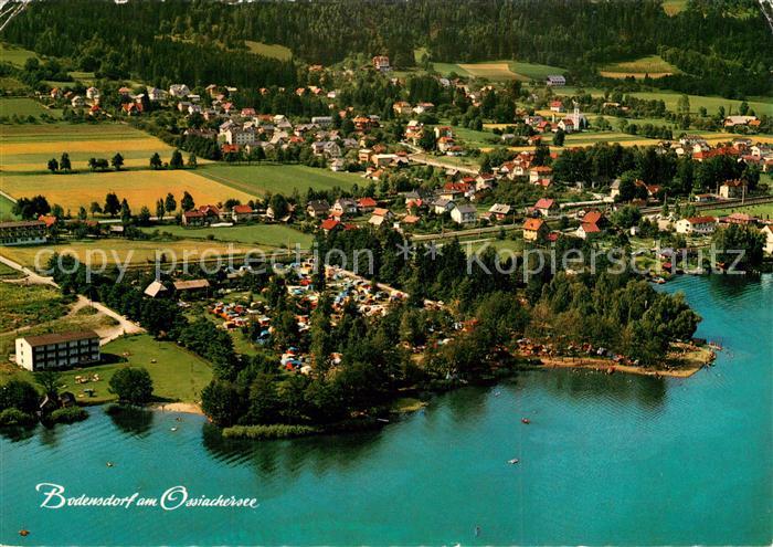 Bodensdorf Ossiacher See Fliegeraufnahme