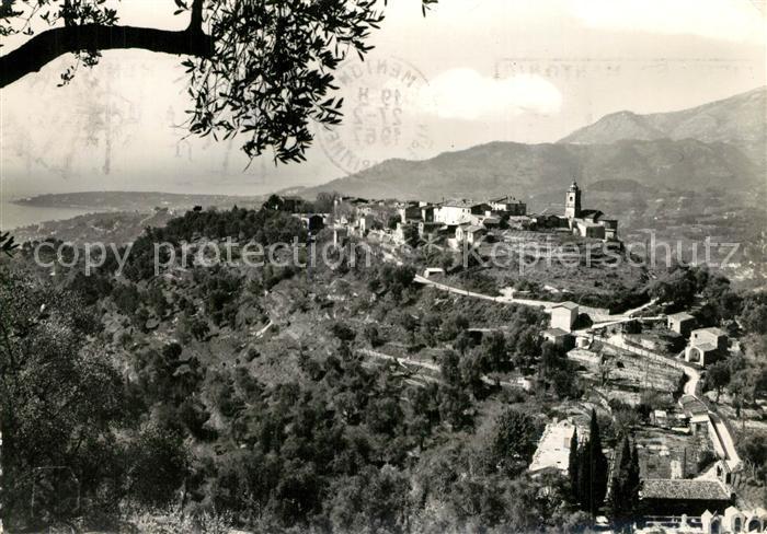 Castellar Vue Generale avec Cap Martin