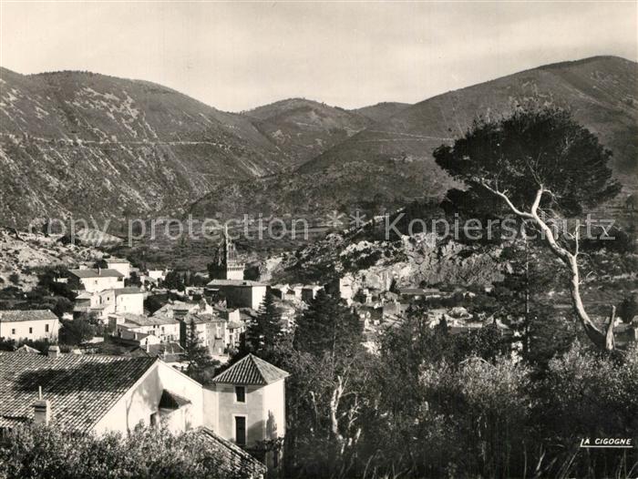 Nyons Drome Quartier des Grands Forts vu de la Promenade des Pieds de Vaux