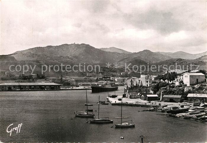 Port-Vendres Vue Generale Sortie du Courrier d_Afriq