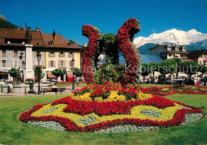 Sallanches Place La Lyre vue sur le Mont Blanc
