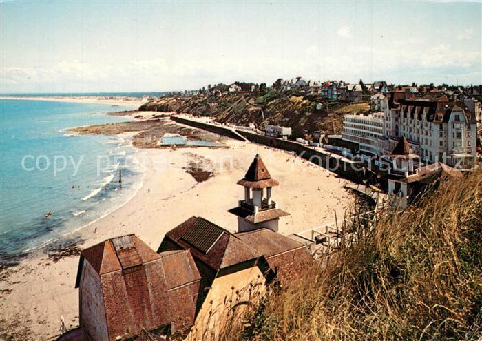 Granville Manche La nouvelle cure marine la plage