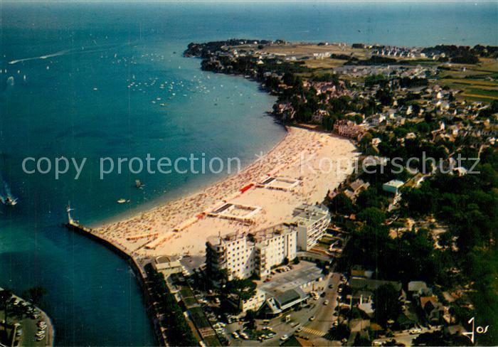 Le Pouliguen Entrée du port et la plage Pointe de Pen Chateau vue aérienne