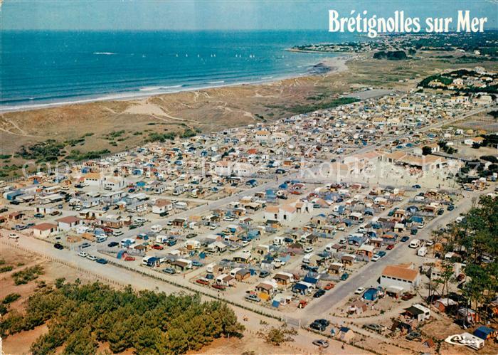 Bretignolles-sur-Mer Camping Caravaning Les Dunes vue aérienne