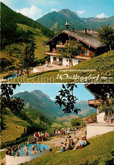 Saalbach-Hinterglemm Jugenderholungsheim Wallegghof Swimming Pool Allgaeuer Alpe