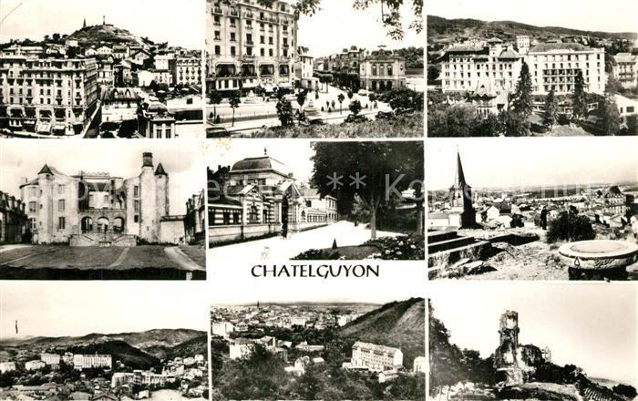 Chatelguyon Place Brosson Hôtel Splendid Chateau Etablissement Thermal Table d O