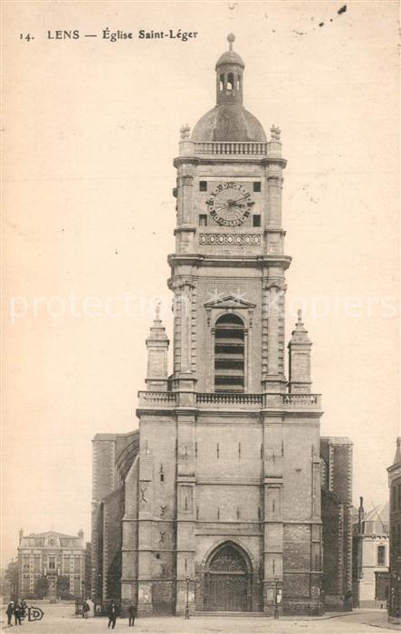 Lens Pas-de-Calais Eglise Saint Léger