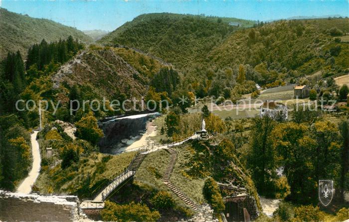 Chateauneuf-les-Bains La Vierge du Pic Alibert et la Sioule