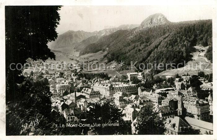 Le Mont-Dore Puy de Dome Vue Generale Montagnes