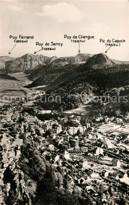 Le Mont-Dore Puy de Dome Vue Generale Station thermale et touristique Montagnes