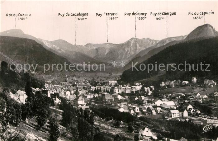 Le Mont-Dore Puy de Dome Vue Generale Montagnes