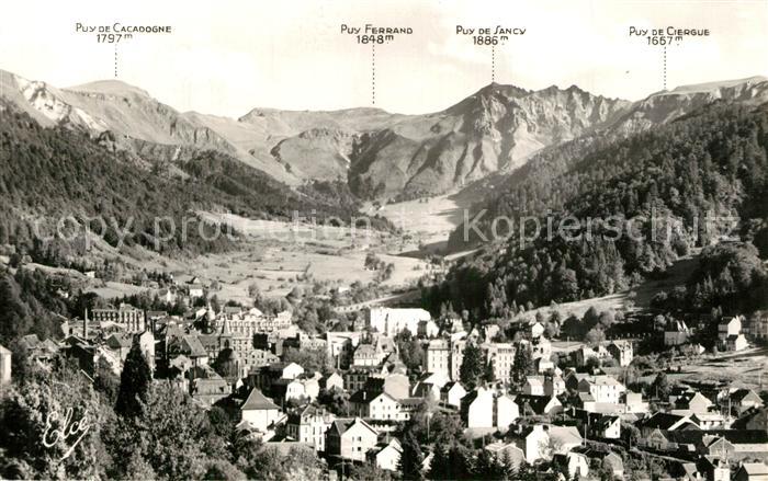 Le Mont-Dore Puy de Dome Vue Generale et la Chaîne du Sancy