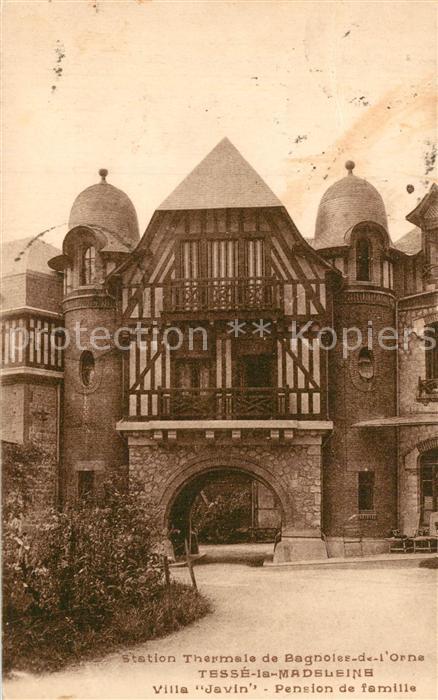 Tesse la Madeleine Villa Javin Pension de famille Station Thermale