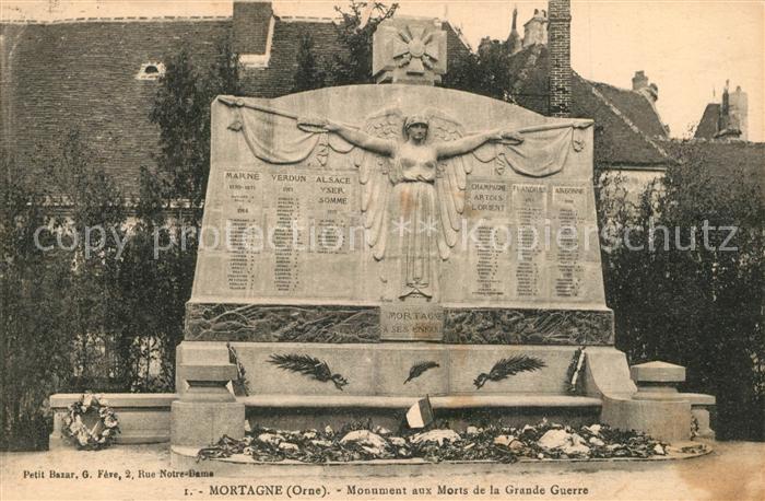 Mortagne-au-Perche Monument aux Morts de la Grande Guerre Kriegerdenkmal