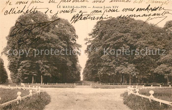 Le Pin-au-Haras Le Haras du Pin Avenue Louis XIV