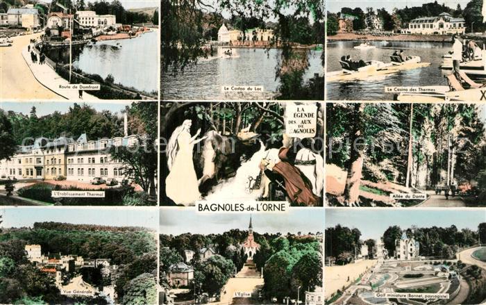 Bagnoles-de-l Orne Vues d ensemble de la Station Thermale