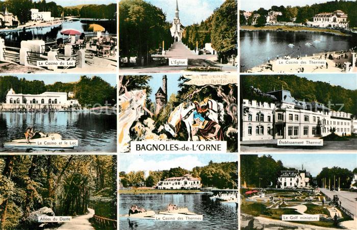 Bagnoles-de-l Orne Vues d ensemble de la Station Thermale