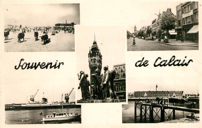 Calais Dives aspects Plage Bateau Monument