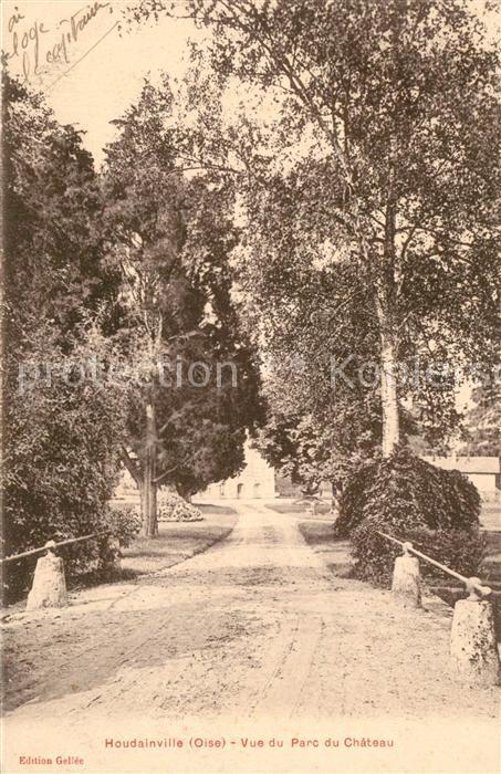 Hondainville Vue du Parc du Chateau