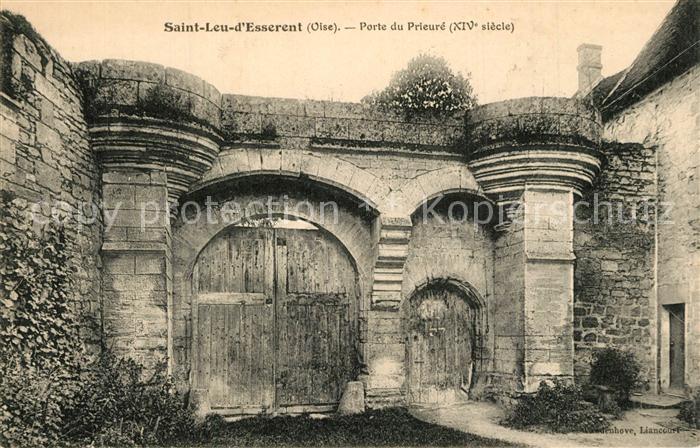 Saint-Leu-d Esserent Porte du Prieuré XIVe siècle