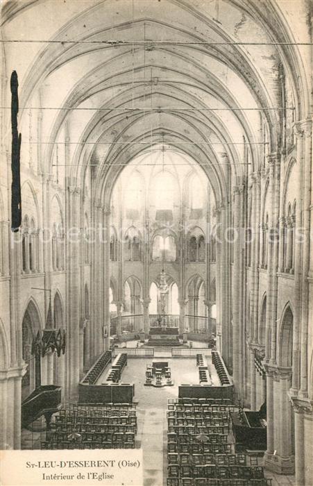 Saint-Leu-d Esserent Intérieur de l'Eglise