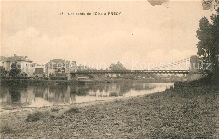 Precy-sur-Oise Les bords de l'Oise Pont