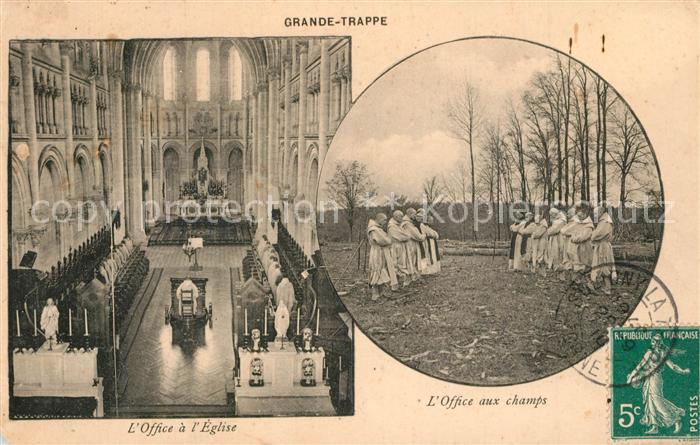 Soligny-la-Trappe Grande Trappe Office a l'Eglise Office des Frères aux champs