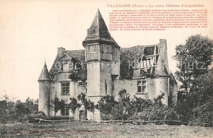 Villebabin Vieux Chateau d Argentelles