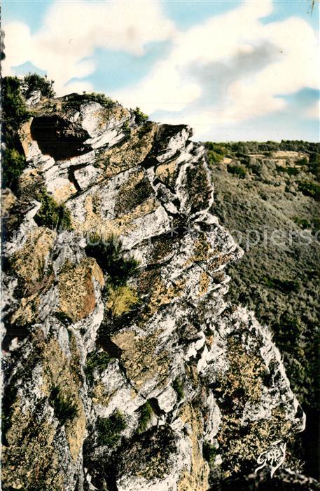 Saint-Philbert-sur-Orne La Roche d Oetre Profil Humain Felsformation