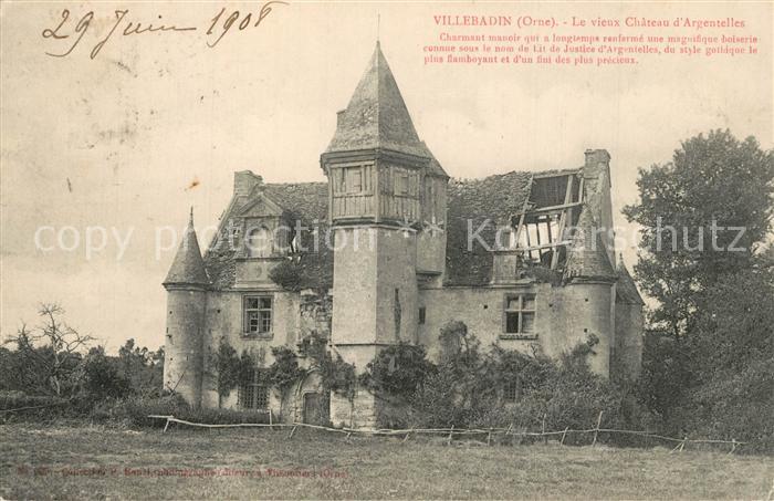 Villebadin Vieux Chateau d_Argentelles