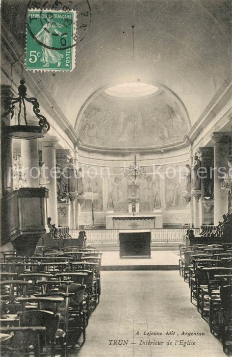 Trun Orne Intérieur de l'Eglise