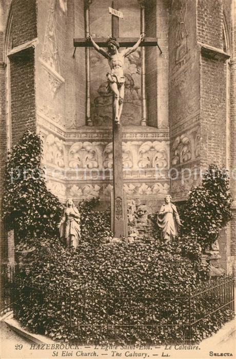 Hazebrouck Eglise Saint Eloi Le Calvaire