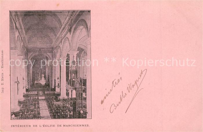 Marchiennes Intérieur de l'Eglise