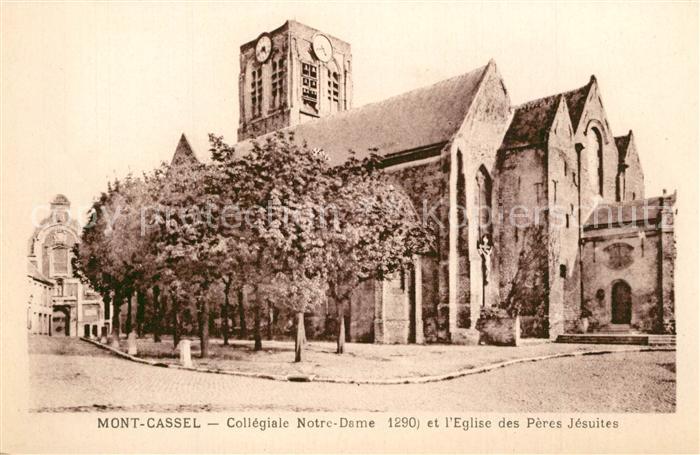 Mont Cassel Collégiale Notre Dame Eglise des Pères Jésuites