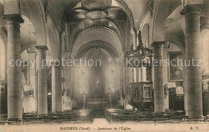 Raismes Intérieur de l'Eglise